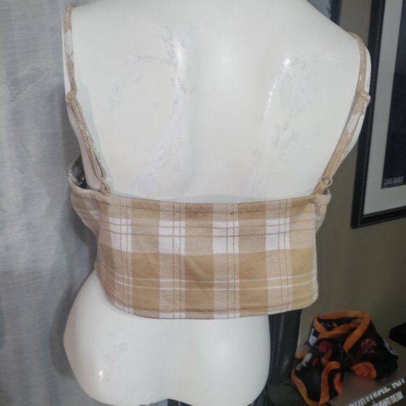 J for Justify - Flirty Plaid Crop Top - Picture 3 of 7